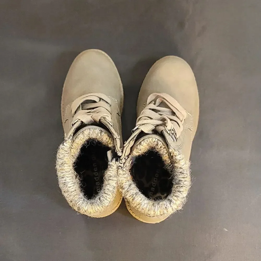 BRAND NEW MADDEN GIRL LACE UP ZIPPER CLOSURE TODDLER BOOTIE